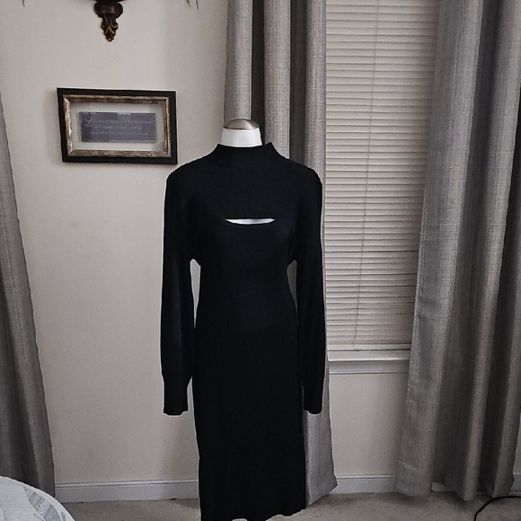 Ashley Stewart Dresses & Skirts - Ashley Stewart Black Long Sleeve Dress